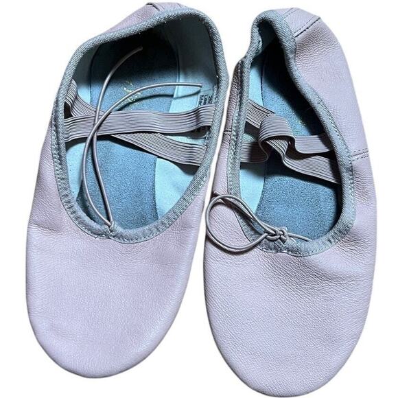 Ballet Pink Flat Leather 2ML/215MM (SIZE 8.5) Dance Shoe - Picture 2 of 8